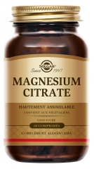 Solgar Magn&eacute;sium Citrate Hautement Assimilable 60 Comprim&eacute;s
