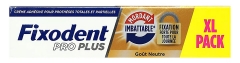 Fixodent Pro Plus Cr&egrave;me Adh&eacute;sive Fixation Forte Go&ucirc;t Neutre 57 Grammes