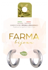 Farma Bijoux Boucles d'Oreilles Hypoallerg&eacute;niques Cr&eacute;oles Arrondies 16 mm Peaux Sensibles