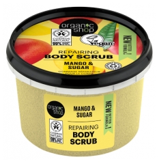 Organic Shop Body Scrub Gommage R&eacute;parateur Corps Mangue 250 ML