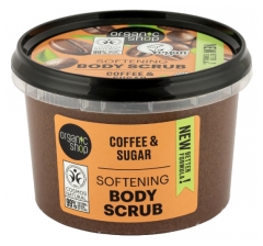 Organic Shop Body Scrub Gommage Adoucissant Corps Caf&eacute; 250 ML