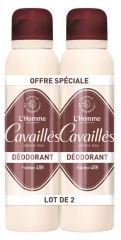 Cavaill&egrave;s D&eacute;odorant Homme Fra&icirc;cheur Spray 2 x 150 ml