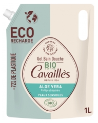 Cavaill&egrave;s Gel Bain et Douche Aloe Vera Eco-Recharge 1 L