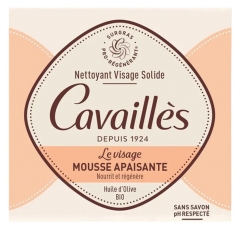 Cavaill&egrave;s Nettoyant Solide Mousse Apaisante Visage 70 g