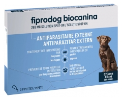 Biocanina Fiprodog Solution Spot-On Grands Chiens 3 Unit&eacute;s
