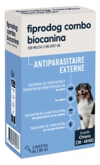 Biocanina Fiprodog Combo Grands Chiens de 20-40 kg 3 Pipettes