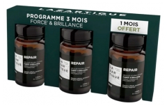 Lazartigue Cure de 3 Mois Compl&eacute;ment Alimentaire Repair Force et Brillance Cheveux