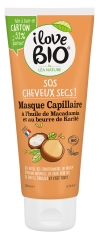 I Love Bio Masque Capillaire SOS Cheveux Secs Bio 200 ml
