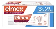 Elmex Protection Renforc&eacute;e Anti-Caries Professional Pr&eacute;biotique Lot de 2 x 100 ml