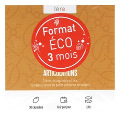 L&eacute;ro Articulations 3 Mois Lot de 3 x 30 Capsules