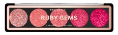 Profusion Cosmetics Palette Glitter Ruby Gems Yeux 5 Teintes