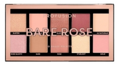 Profusion Cosmetics Bare Rose Palette Yeux 10 Teintes 
