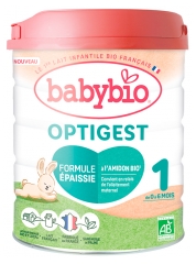 Babybio Optigest 1 de 0 &agrave; 6 Mois Formule &Eacute;paissie Bio 800 g