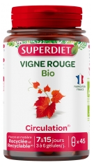 Superdiet Vigne Rouge Bio 45 Unit&eacute;s