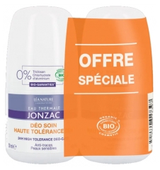 Eau Thermale Jonzac D&eacute;o Soin Haute Tol&eacute;rance 24H Bio Lot 2 x 50 ML