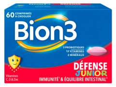 Bion 3 D&eacute;fense Junior 60 Unit&eacute;s &agrave; Croquer