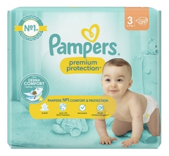 Pampers Premium Protection T3 29 Couches (6-10 kg)