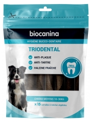 Biocanina Triodental Chiens Moyens 15 Unit&eacute;s V&eacute;g&eacute;tales