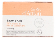 Recettes d'Antan Authentique Savon d'Alep 12% 200 Grammes
