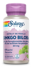 Solaray Ginkgo Biloba 60 Unit&eacute;s V&eacute;g&eacute;tales