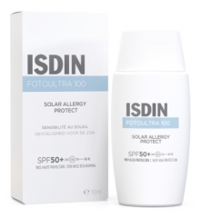 Isdin FotoUltra Solar Allergy Portect Sensibilit&eacute; Soleil SPF 50 + 50 ML