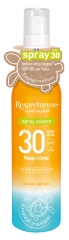 Respectueuse Spray Solaire Visage & Corps SPF30 100 ml