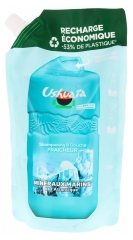 Ushua&iuml;a Shampoing Douche Fraicheur Min&eacute;raux Marins de l'Atlantique &Eacute;co-Recharge 500 ml
