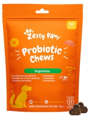 Zesty Paws Friandises pour Chien Digestion Potiron 200 Grammes