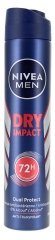 Nivea Men Dry Impact Dual Protect Anti-Transpirant 72H D&eacute;odorant Spray 200 ml