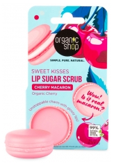 Organic Shop Gommage Sucre L&egrave;vres Cerise 10 ML