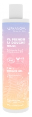 Alphanova Kids Va Prendre Ta Douche ! Gel Lavant Fraise & Coton Bio 3en1 250 ml
