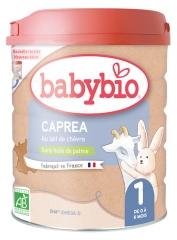 Babybio Caprea 1 - Formule au Lait de Ch&egrave;vre