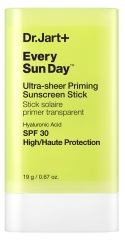 Dr. Jart+ Every Sun Day Stick Solaire Primer Transparent Acide Hyaluronique SPF30 19 g