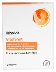 Minolvie VitalShot &Eacute;nergie Physique & Mentale 10 Unit&eacute;s