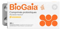 BioGaia Probiotique Microbiote Intestinal Ar&ocirc;me Citron 30 Unit&eacute;s &agrave; Croquer