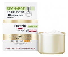 Eucerin Hyaluron-Filler + Elasticity Soin de Jour Tous Types de Peaux SPF30 Recharge 50 ml
