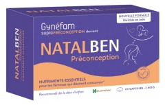 Effik Natalben Pr&eacute;conception 2 Mois 60 Capsules