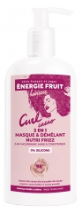 &Eacute;nergie Fruit Masque Nutrition Intense Beurre & Poudre de Cacao Cheveux Fris&eacute;s a Cr&eacute;pus 300 ml