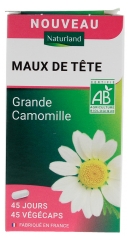 Naturland Maux de T&ecirc;te Bio 45 Unit&eacute;s