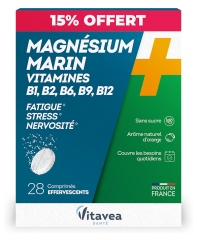 Vitavea Magn&eacute;sium Marin Vitamines Compl&eacute;ment Alimentaire 28 Comprim&eacute;s Effervescents