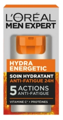L'Or&eacute;al Paris Men Expert Hydra Energetic Soin Hydratant Anti-Fatigue 5 Actions 50 ml