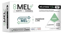 8Mel+ M&eacute;latonine 1,9 mg 60 Unit&eacute;s Bi-Couches