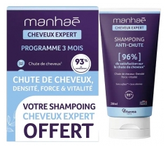 Vitavea Manha&eacute; Cheveux Expert Force et Vitalit&eacute;120 G&eacute;lules + Manha&eacute; Cheveux Expert Shampoing 50 ml Offert