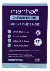 Vitavea Manha&eacute; Cheveux Expert Force et Vitalit&eacute;120 G&eacute;lules