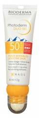 Bioderma Photoderm Duo Ski Cr&egrave;me Visage SPF50+ 20 ML + Stick L&egrave;vres SPF50+ 2 Grammes