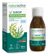 Naturactive Sirop Toux & Gorge 120 ML