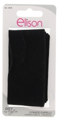 Elison 2 Bandeaux Noir pour Cheveux