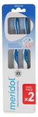 Meridol Brosse &agrave; Dents Gencives Fragiles M&eacute;dium Duo