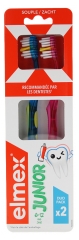 Elmex Anti-Caries Junior Brosse &agrave; Dents 6-12 Ans Duo