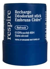 Respire D&eacute;odorant Stick Embruns C&egrave;dre Recharge 50 Grammes